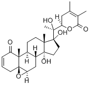 (5beta,6beta,17alpha,22R)-5,6-环氧-14,17,20,22-四羟基-1-氧代-麦角甾-2,24-二烯-26-酸 delta-内酯