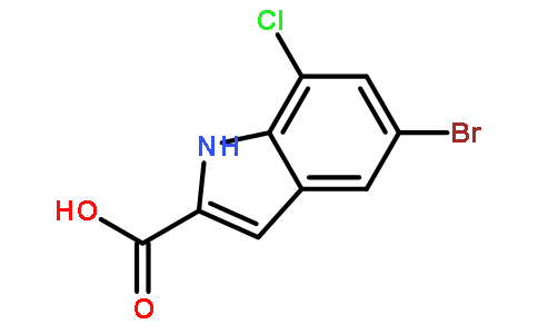 5-溴-7-氯吲哚-2-羧酸