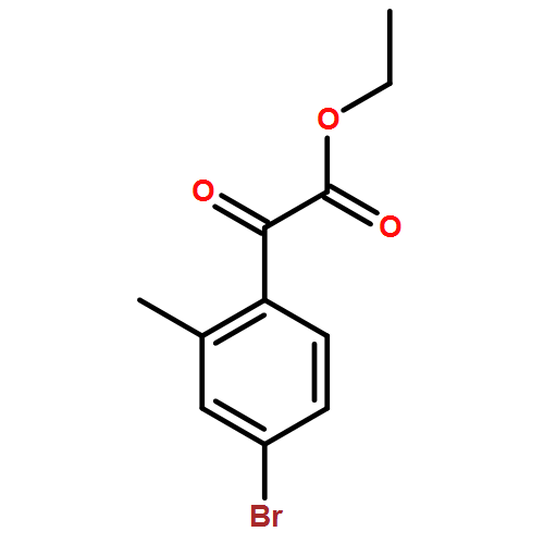 乙基2-(4-溴-2-甲基-苯基)-2-氧代-乙酸酯