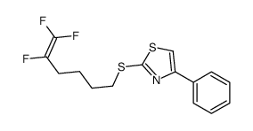 4-phenyl-2-(5,6,6-trifluorohex-5-enylsulfanyl)-1,3-thiazole