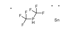 bis(trifluoromethyl)phosphane,trimethyltin
