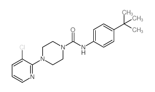4-(3-氯-2-吡啶基)-N-[4-叔丁基苯基]-1-哌嗪甲酰胺