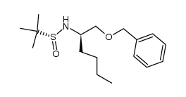 (RS,1R)-2-methylpropane-2-sulfinic acid (1-(benzyloxymethyl)pentyl)amide