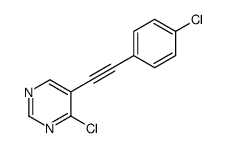 4-chloro-5-[2-(4-chlorophenyl)ethynyl]pyrimidine