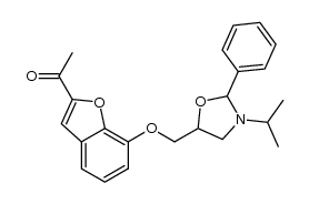 2-phenyl-3-isopropyl-5-(2-acetyl-7-benzofuranoxymethyl)oxazolidine