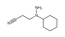 1-Cyclohexyl-1-(β-cyanethyl)-hydrazin