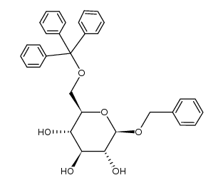 (2R,3R,4S,5S,6R)-2-(benzyloxy)-6-((trityloxy)methyl)tetrahydro-2H-pyran-3,4,5-triol