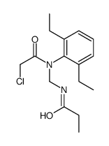N-[(N-(2-chloroacetyl)-2,6-diethylanilino)methyl]propanamide