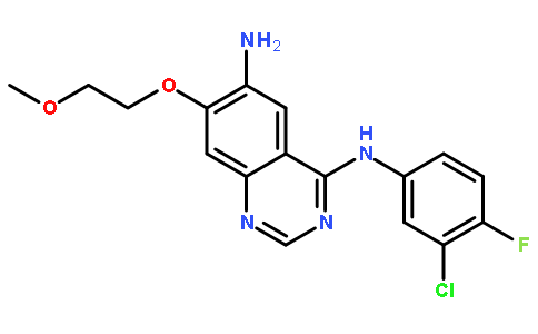 N4-(3-氯-4-氟苯基)-7-(2-甲氧基乙氧基)-4,6-喹唑啉二胺