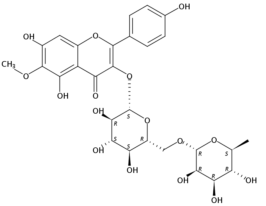 6-甲氧基山柰酚-3-O-芸香糖苷对照品(标准品) | 403861-33-6