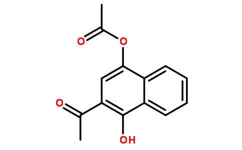 (3-acetyl-4-hydroxynaphthalen-1-yl) acetate