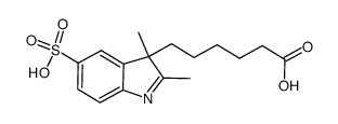 6-(2,3-Dimethyl-5-sulfo-3H-indol-3-yl)hexanoic acid