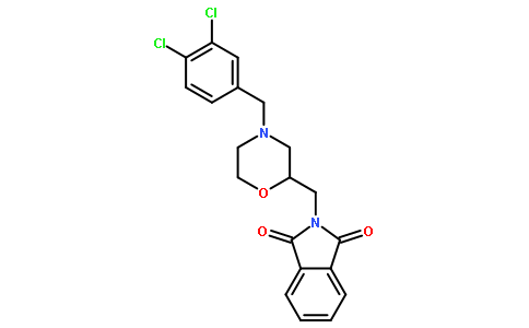 2-{[4-(3,4-Dichlorobenzyl)-2-morpholinyl]methyl}-1H-isoindole-1,3 (2H)-dione