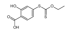 4-ethoxythiocarbonylmercapto-2-hydroxy-benzoic acid