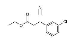 ethyl 3-(3-chlorophenyl)-3-cyanopropanoate