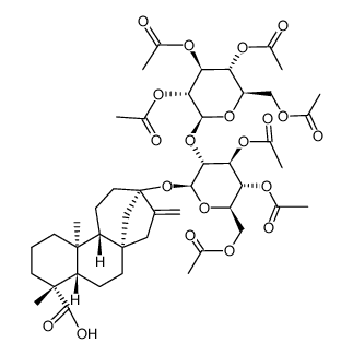 13-O-[β-D-heptaacetylsophorosyl]-ent-kauren-19-oic acid