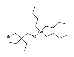 (2-(bromomethyl)-2-ethylbutoxy)tributylstannane