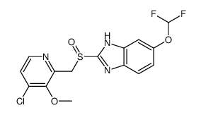 2-{[(4-Chloro-3-methoxy-2-pyridinyl)methyl]sulfinyl}-6-(difluorom ethoxy)-1H-benzimidazole