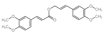 [(E)-3-(3,4-dimethoxyphenyl)prop-2-enyl] (E)-3-(3,4-dimethoxyphenyl)prop-2-enoate