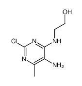 2-(5-amino-2-chloro-6-methyl-pyrimidin-4-ylamino)-ethanol