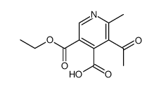3-acetyl-5-(ethoxycarbonyl)-2-methylisonicotinic acid