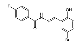 4-Fluorbenzoesaeure-5-bromsalicyliden-hydrazon
