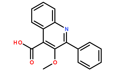 3-甲氧基-2-苯基喹啉-4-羧酸