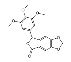 7-(3,4,5-trimethoxyphenyl)-[1,3]dioxolo[4,5-f]isobenzofuran-5(7H)-one