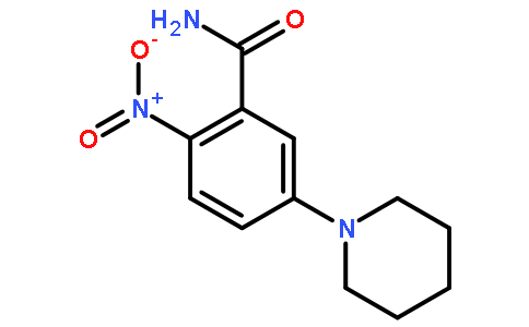 2-硝基-5-(1-哌啶)-苯甲酰胺