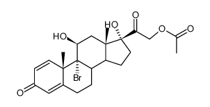 9α-Brom-11β,17α-dihydroxy-21-acetoxy-pregna-1,4-dien-3,20-dion