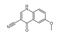 1,4-二氢-6-甲氧基-4-氧代-3-喹啉甲腈