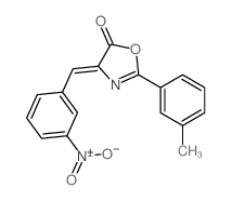 2-(3-methylphenyl)-4-[(3-nitrophenyl)methylidene]-1,3-oxazol-5-one