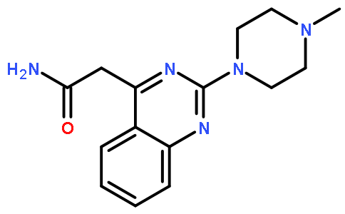 2-(4-甲基-1-哌嗪)-4-喹唑啉乙酰胺