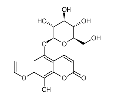 8-羟基-5-O-BETA-D-吡喃葡萄糖补骨脂素