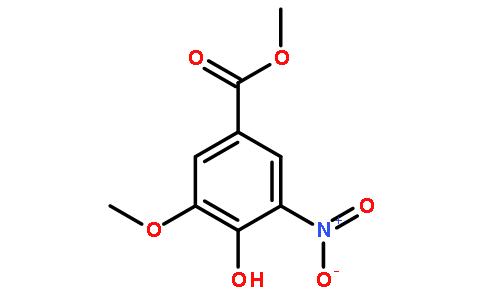 4-羟基-3-甲氧基-5-硝基苯羧酸甲酯