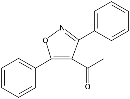 1-(3,5-diphenyl-1,2-oxazol-4-yl)ethanone