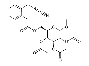 methyl 2,3,4-tri-O-acetyl-6-O-[(2-azidomethyl)phenylacetyl]-α-D-glucopyranoside