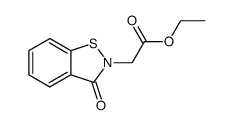 (1,2-Benzisothiazolin-3-on-2-yl)essigsaeureethylester