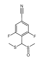 3,5-difluoro-4-[(methylsulfinyl)(methylthio)methyl]benzonitrile