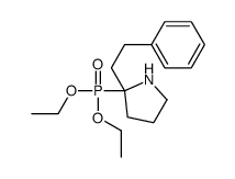 2-Diethoxyphosphoryl-2-phenethyl-pyrrolidine