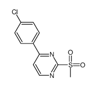 4-(4-氯苯基)-2-(甲基磺酰基)嘧啶