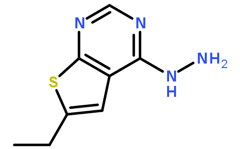 6-乙基-4-肼基噻吩并[2,3-d]嘧啶