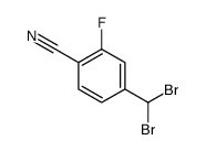 4-(dibromomethyl)-2-fluorobenzonitrile