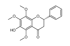 异柄苣素; 6-羟基-5,7,8 -三甲氧基黄烷酮对照品(标准品) | 4431-42-9
