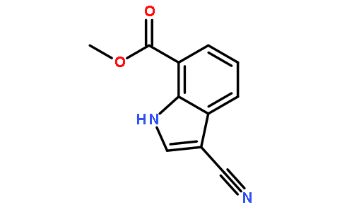 3-氰基-1H-吲哚-7-甲酸甲酯