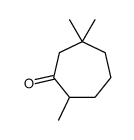2,6,6-trimethylcycloheptan-1-one