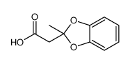 2-(2-methyl-1,3-benzodioxol-2-yl)acetic acid