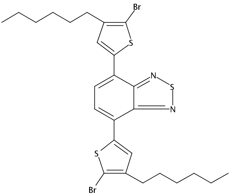 4,7-双(5-溴-4-己基噻吩-2-基)苯并[c][1,2,5]噻二唑 1881546