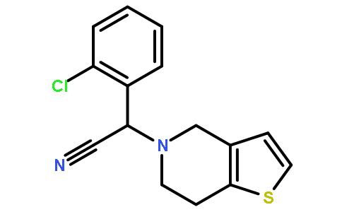 外消旋-2-(2-氯苯基)-(6,7-二氢-4H-噻吩并[3,2-c]吡啶-5-基)乙腈