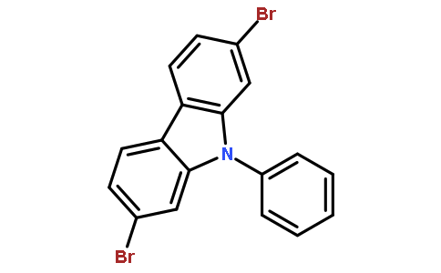 2,7-二溴-9-苯基-9H-咔唑